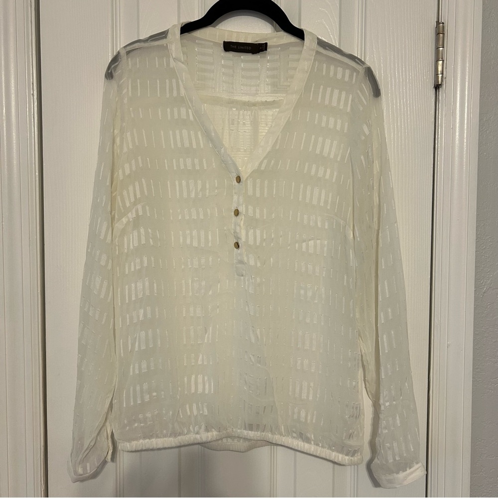 Sheer White Blouse